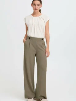 OXMO Hosen*Damen Loungehose - BMMTAYRA PANTS braun uni