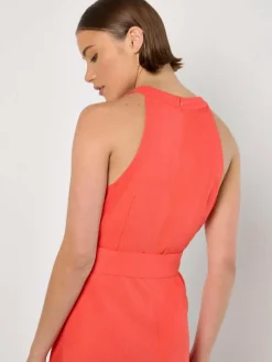 Apricot Kleider*Damen Maxikleid rosa uni