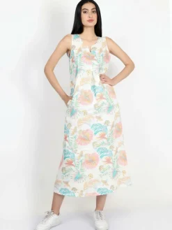 Vicci Germany Kleider*Damen Maxikleid mehrfarbig bedruckt