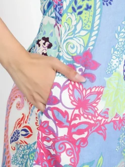 Vicci Germany Kleider*Damen Maxikleid mehrfarbig gemustert