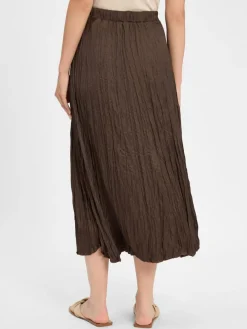More & More Röcke*Damen Maxirock schoko strukturiert
