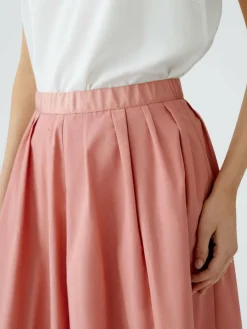 Oui Röcke*Damen Maxirock koralle uni