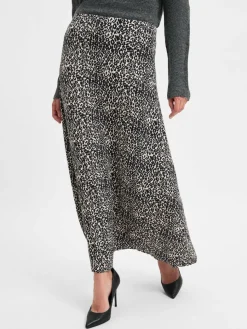 Franco Callegari Collection Röcke*Damen Maxirock beige schwarz gemustert