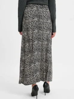 Franco Callegari Collection Röcke*Damen Maxirock beige schwarz gemustert