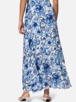 zero Röcke*Damen Maxirock mehrfarbig gemustert