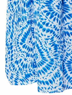 IZIA Röcke*Damen Maxirock mit Print blau uni