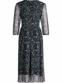 Betty & Co Kleider*Damen Mesh-Kleid mehrfarbig uni