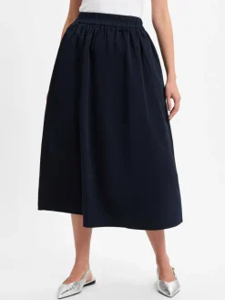 Marie Lund Röcke*Damen Midirock marine uni