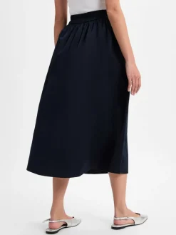 Marie Lund Röcke*Damen Midirock marine uni