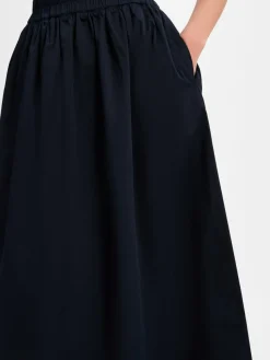 Marie Lund Röcke*Damen Midirock marine uni