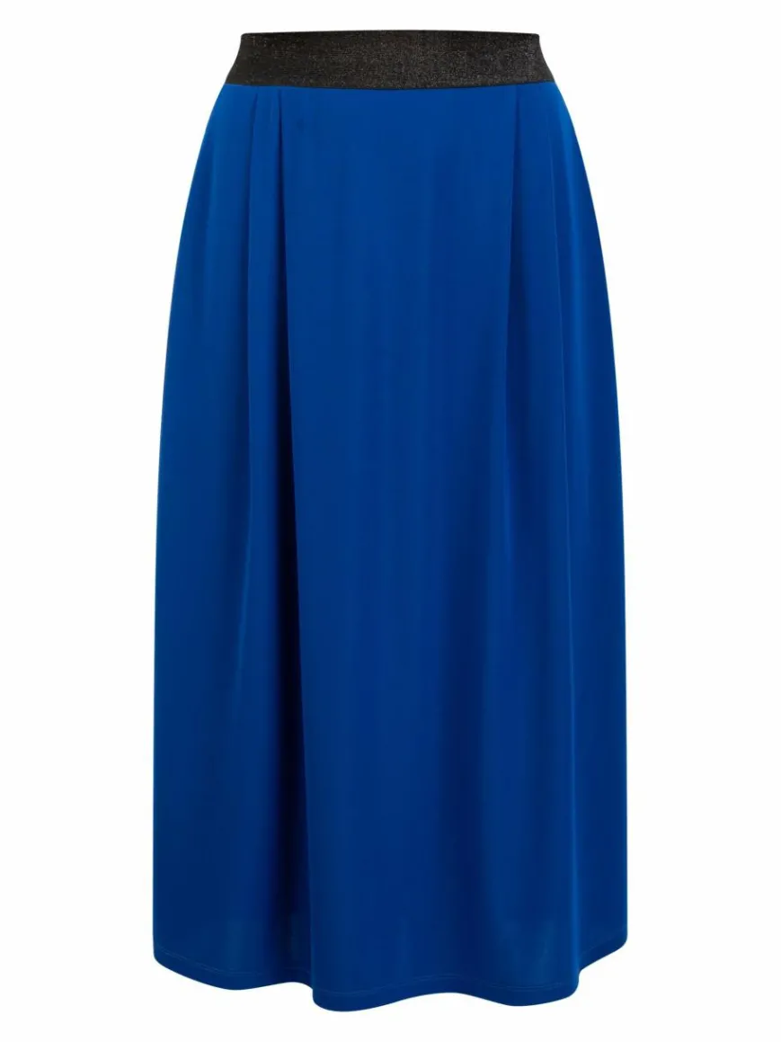 Faina Röcke*Damen Midirock royal uni