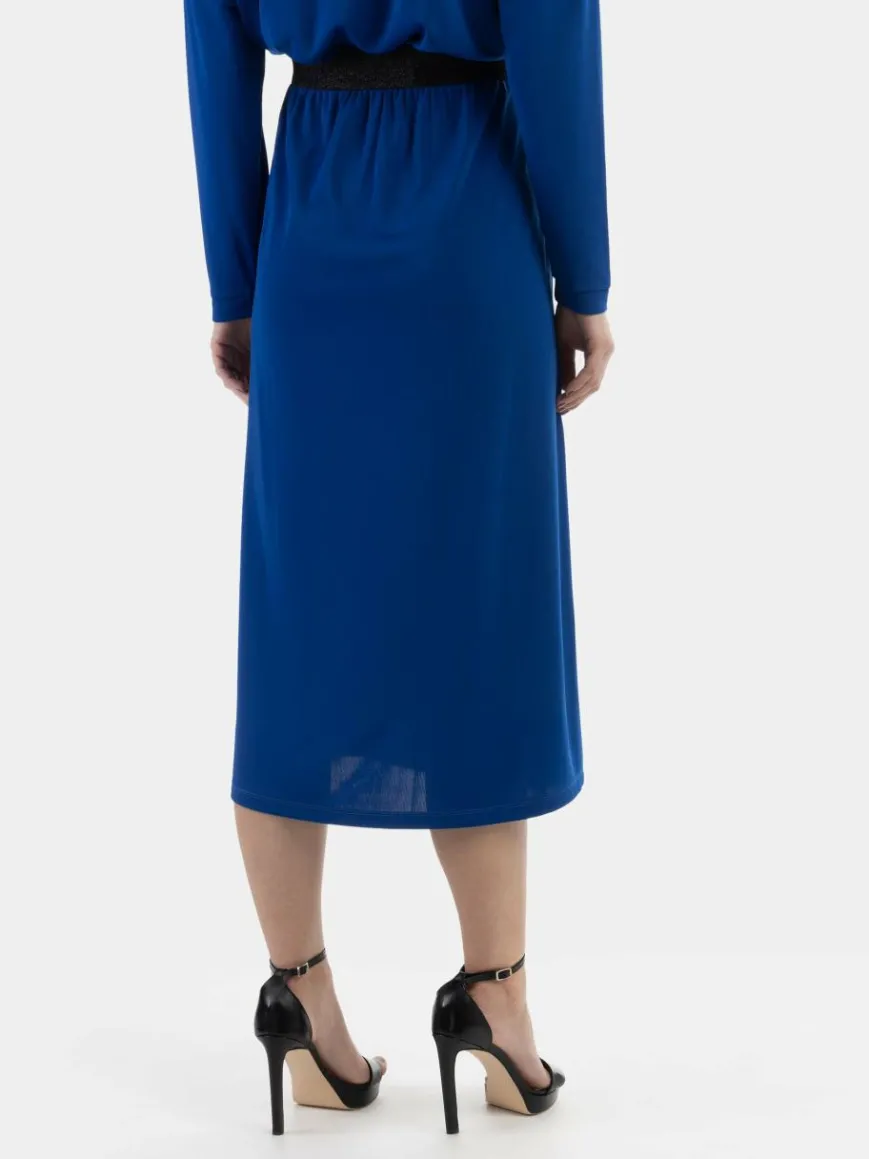 Faina Röcke*Damen Midirock royal uni