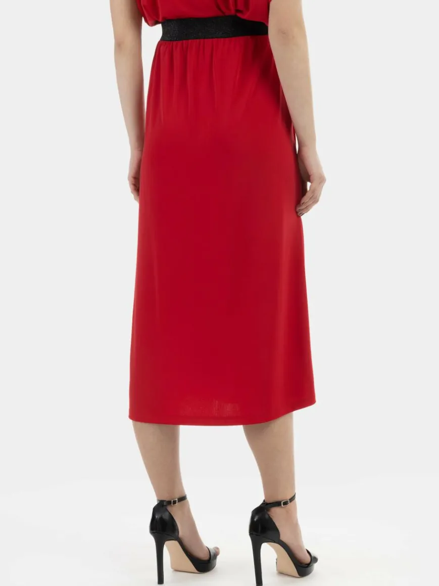 Faina Röcke*Damen Midirock royal uni