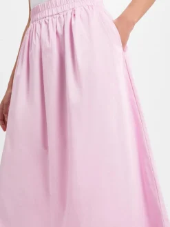 Marie Lund Röcke*Damen Midirock rosa uni