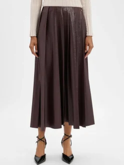 Marc Cain Collections Röcke*Damen Midirock schoko uni