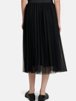 Betty & Co Röcke*Damen Midirock schwarz uni