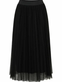 Betty & Co Röcke*Damen Midirock schwarz uni