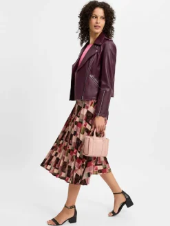 Franco Callegari Röcke*Damen Midirock altrosa gemustert