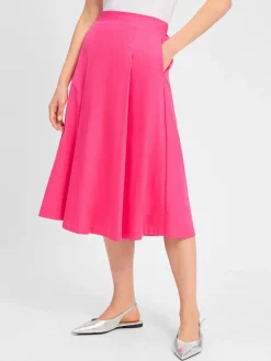 s.Oliver BLACK LABEL Röcke*Damen Midirock pink uni