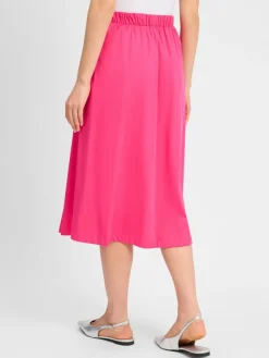 s.Oliver BLACK LABEL Röcke*Damen Midirock pink uni