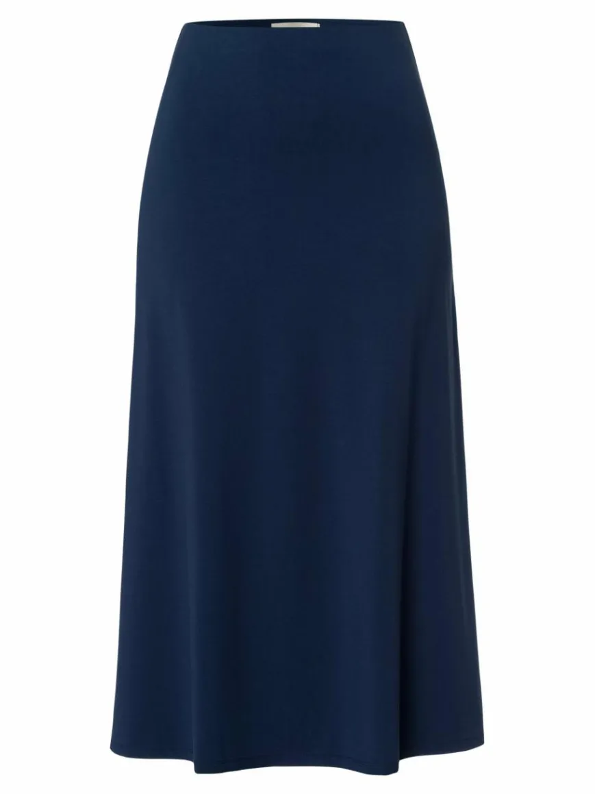 Les Lunes Röcke*Damen Midirock blau uni