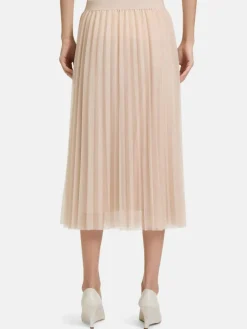 Betty & Co Röcke*Damen Midirock grau uni