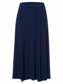 Les Lunes Röcke*Damen Midirock blau uni