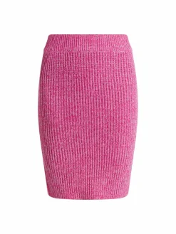 MyMo Röcke*Damen Midirock pink uni