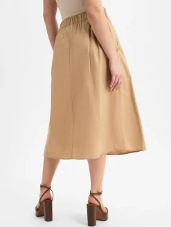 More & More Röcke*Damen Midirock camel uni