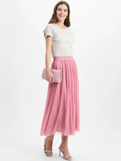 V by Vera Mont Röcke*Damen Midirock altrosa uni