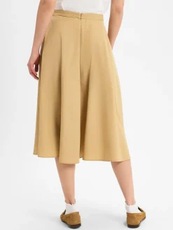 Gant Röcke*Damen Midirock - Lightweight Chino Skirt camel uni