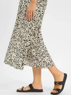 Msch Copenhagen Röcke*Damen Midirock - MSCHJusia sand mehrfarbig gemustert