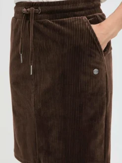 OXMO Röcke*Damen Midirock - OXEBBA braun uni