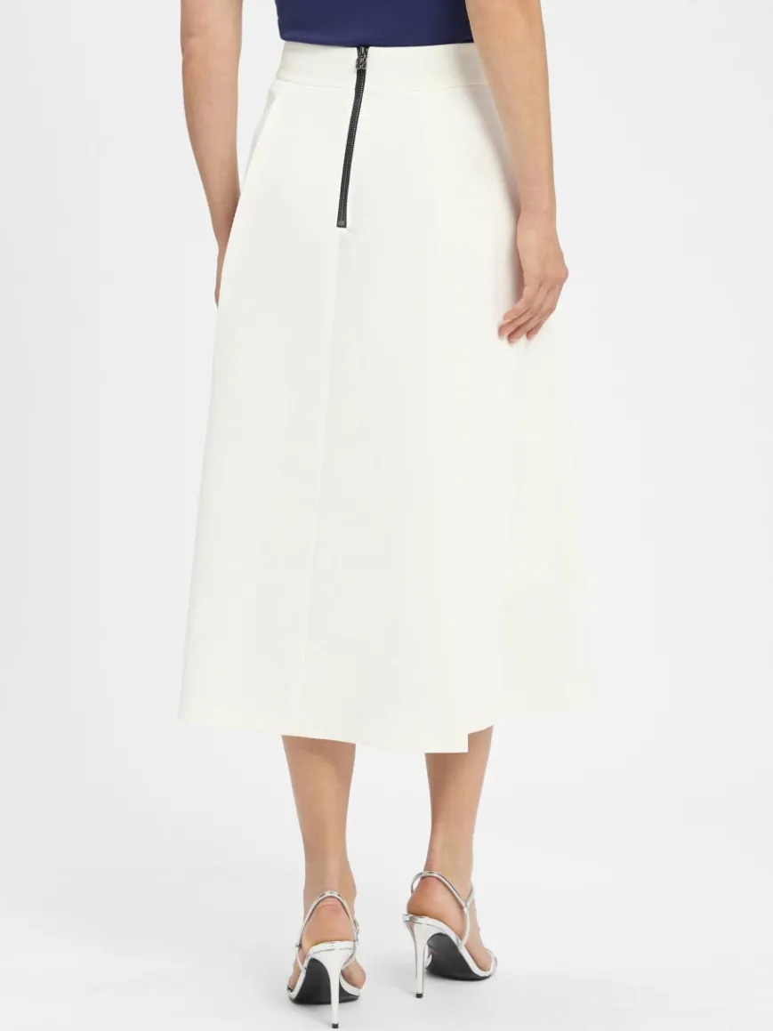 HUGO Röcke*Damen Midirock - Romila ecru strukturiert