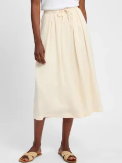 Opus Röcke*Damen Midirock - Ronna sand uni