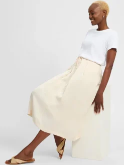 Opus Röcke*Damen Midirock - Ronna sand uni