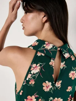 Apricot Kleider*Damen Minikleid grün gemustert