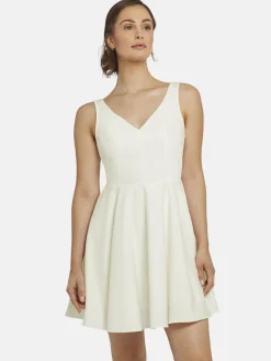 Nicowa Kleider*Damen Minikleid - OWILETTA weiß uni