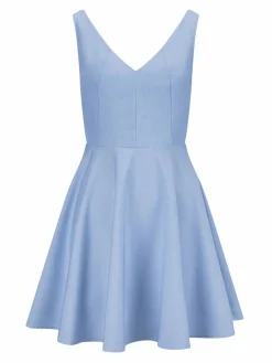 Nicowa Kleider*Damen Minikleid - OWILETTA hellblau uni