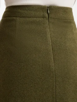 Marie Lund Röcke*Damen Minirock gras uni