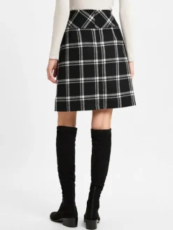 Franco Callegari Röcke*Damen Minirock schwarz weiß kariert