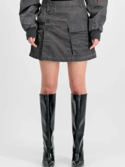 Alpha Industries Röcke*Damen Minirock grau uni