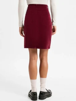 Marie Lund Röcke*Damen Minirock bordeaux uni