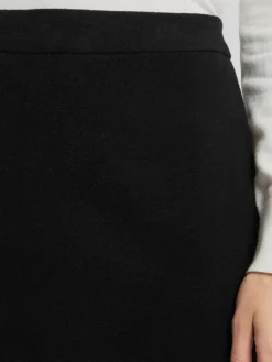 Marie Lund Röcke*Damen Minirock schwarz uni