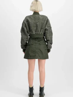 Alpha Industries Röcke*Damen Minirock oliv uni