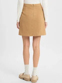 Marie Lund Röcke*Damen Minirock camel uni