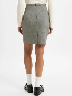 Franco Callegari Röcke*Damen Minirock schwarz weiß gemustert