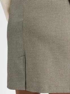 Franco Callegari Röcke*Damen Minirock schwarz weiß gemustert