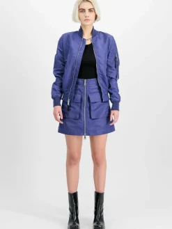 Alpha Industries Röcke*Damen Minirock purple uni