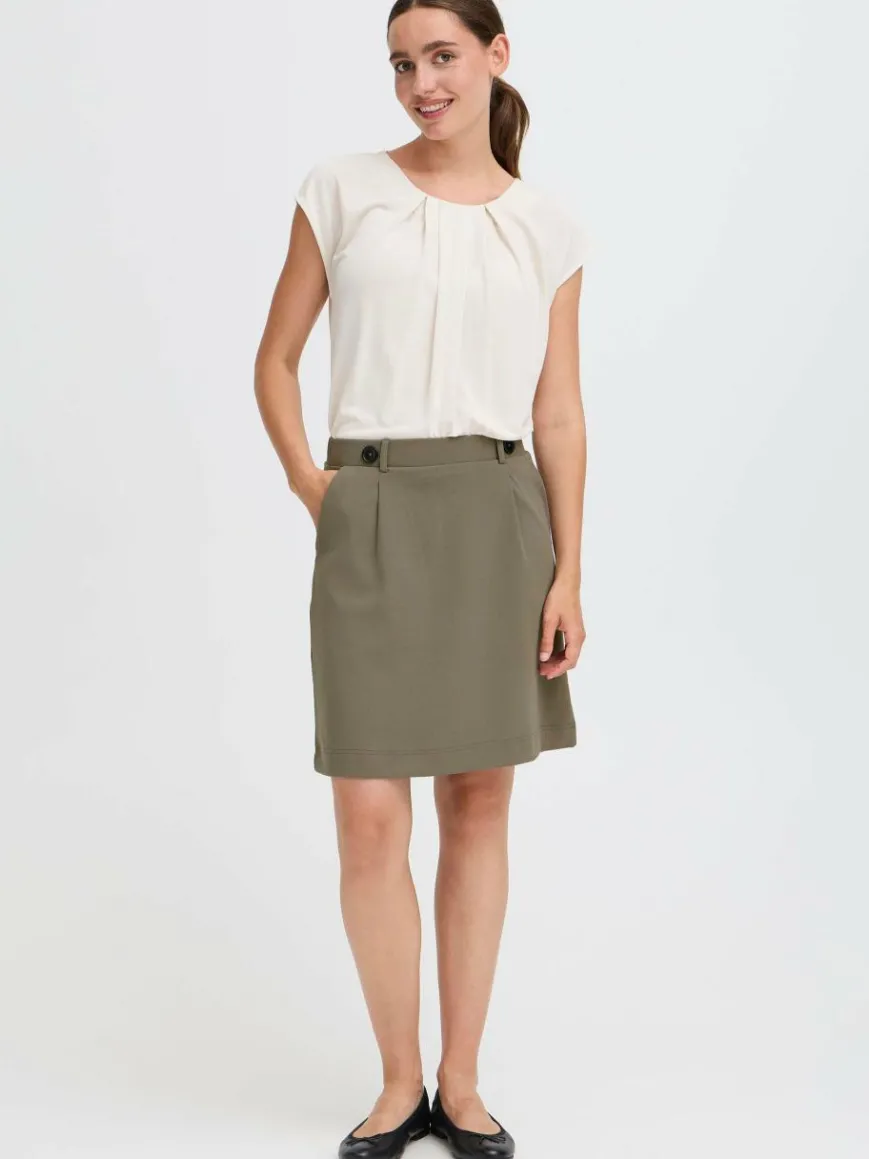 OXMO Röcke*Damen Minirock - BMMTAYRA SKIRT braun uni